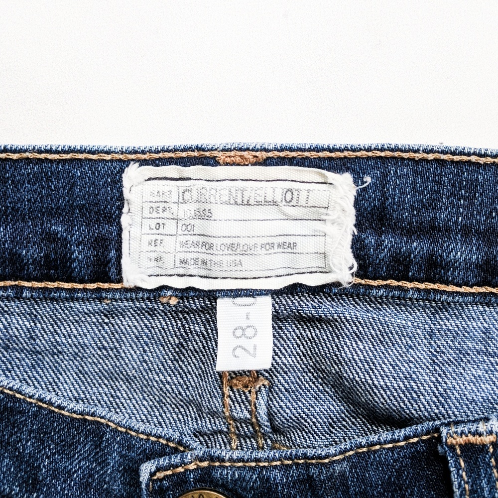 Current/Elliott Rambler Straight Leg Jean in Loved - Picture 6 of 7